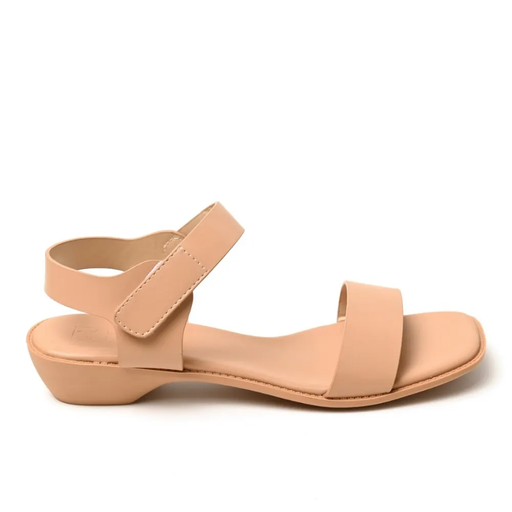 YOMI Selena | Giày Sandal Nữ Đế Thấp 3 Phân Quai Ngang Basic